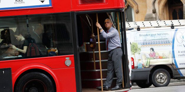 People travel by bus in central London, June 23, 2016. REUTERS/Stefan Wermuth