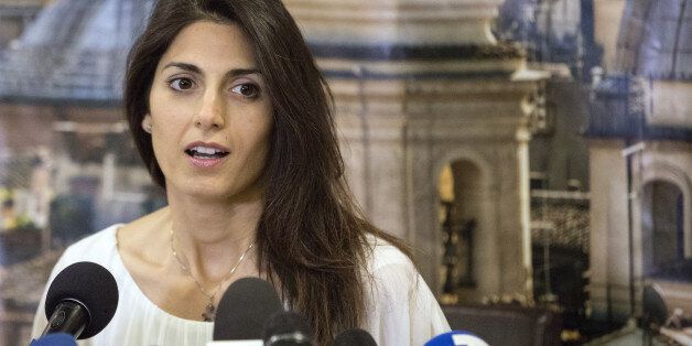 Virginia Raggi, Rome's mayor-elect, speaks during a news conference in Rome, Italy, on Monday, June 20, 2016. Italy's anti-establishment Five Star Movement is poised to win elections in Rome and Turin in a populist surge that would give the Italian capital its first female mayor and threaten to derail Prime Minister Matteo Renzi's reform agenda. Photographer: Alessia Pierdomenico/Bloomberg via Getty Images