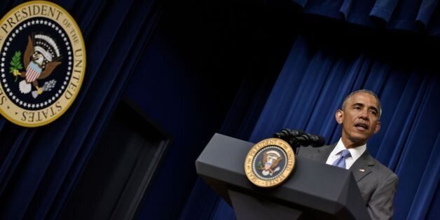 US President Barack Obama speaks before signing H.R. 2576 on the White House campus June 22, 2016 in Washington, DC. / AFP / Brendan Smialowski (Photo credit should read BRENDAN SMIALOWSKI/AFP/Getty Images)