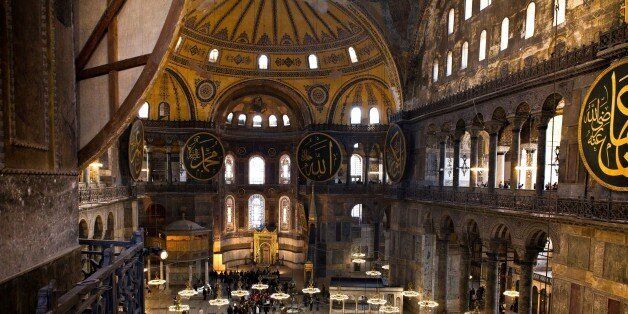 Turkey. Istanbul. Interiors Of Agia Sofia. (Photo by: Claudio Beduschi/AGF/UIG via Getty Images)