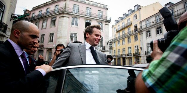 Team leader of the International Monetary Fund (IMF) Poul Thomsen leaves the Portugal Popular Party (CDS-PP) headquarters after a meeting with party leader Paulo Portas, in Lisbon on May 4, 2011. Portugal is now the third eurozone country to take up rescue crutches, with the opposition signalling Wednesday it will go along with a 78-billion-euro EU-IMF deal to avoid debt default. AFP PHOTO/PATRICIA DE MELO MOREIRA (Photo credit should read PATRICIA DE MELO MOREIRA/AFP/Getty Images)