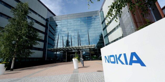 The Nokia headquarters is seen in Espoo, Finland, July 28, 2015. Nokia Corporation published the interim report for Q2 2015 and January-June 2015 on July 30, 2015. Picture taken July 28, 2015. REUTERS/Mikko Stig/Lethikuva ATTENTION EDITORS - THIS IMAGE HAS BEEN SUPPLIED BY A THIRD PARTY. IT IS DISTRIBUTED, EXACTLY AS RECEIVED BY REUTERS, AS A SERVICE TO CLIENTS. NO THIRD PARTY SALES. NOT FOR USE BY REUTERS THIRD PARTY DISTRIBUTORS. FINLAND OUT. NO COMMERCIAL OR EDITORIAL SALES IN FINLAND. NO COMMERCIAL SALES.