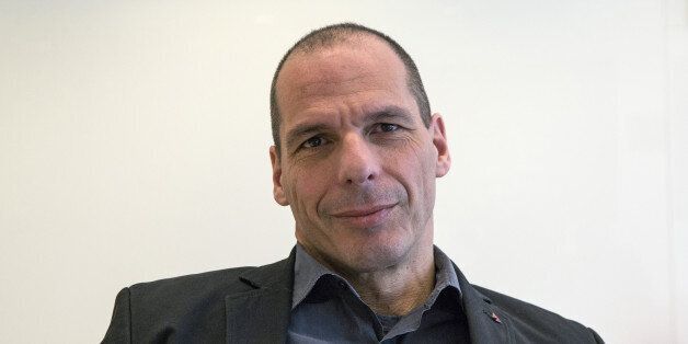 Yanis Varoufakis, former Greek finance minister, poses for a photograph following a Bloomberg Television interview in Athens, Greece, on Wednesday, March 16, 2016. The U.K. 'cant really leave' the European Union and the country wants to remain part of the EU single market even if it votes in favor of 'Brexit' in June, Varoufakis said. Photographer: Yorgos Karahalis/Bloomberg via Getty Images