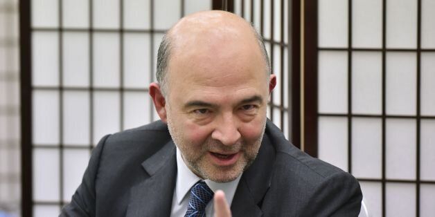European Commission Commissioner Pierre Moscovici answers questions for AFP following the first session of the G7 Finance Ministers and Central Bank Governors' Meeting in Sendai, northern Japan, on May 20, 2016.Finance ministers and central bankers from the G7 kicked off meetings in Japan on May 20 as they look to breathe life into the wheezing global economy. / AFP / KAZUHIRO NOGI (Photo credit should read KAZUHIRO NOGI/AFP/Getty Images)