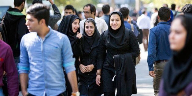 Tehran, Iran - October 18: Students are seen at campus of Tehran University on October 18, 2015 in Tehran, Iran. (Photo by Thomas Koehler/Photothek via Getty Images)
