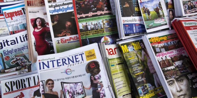 Myanmar is slowly achieving more press freedom resulting in a large increase in periodicals available.