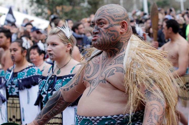 ニュージーランドの先住民族・マオリの伝統的なタトゥー