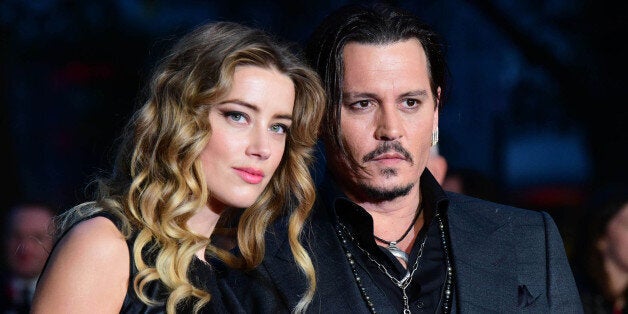 Photo by: KGC-42/STAR MAX/IPx 10/11/15 Amber Heard and Johnny Depp at the premiere of