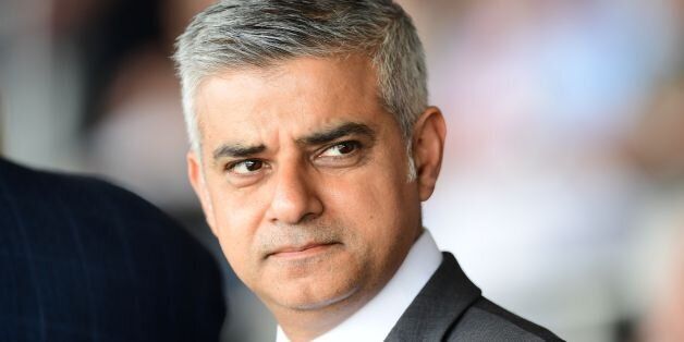 Britain's new London Mayor Sadiq Khan attends the Yom HaShoah Commemoration, the UK Jewish community's Holocaust remembrance ceremony, in Barnet, north London, on May 8, 2016.London's new Muslim mayor Sadiq Khan accused Prime Minister David Cameron on Sunday of using 'Donald Trump playbook' tactics to try to divide communities in a bid to prevent his election. Khan won 57 percent of the vote in the May 5 mayoral election, securing 1.3 million votes to see off multimillionaire Tory Zac Goldsmith and making history as the first Muslim mayor of a major Western capital. / AFP / LEON NEAL (Photo credit should read LEON NEAL/AFP/Getty Images)