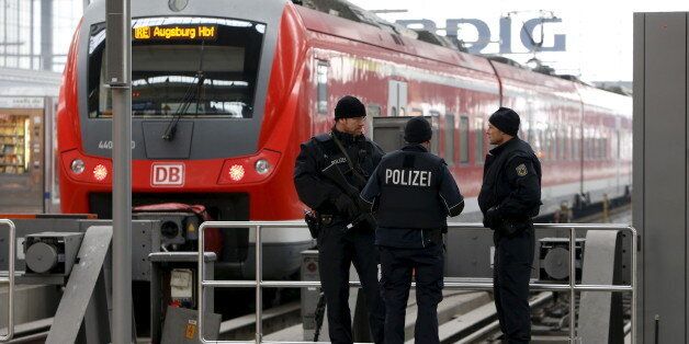 German police secure the main train station in Munich, Germany, January 1, 2016. REUTERS/Michaela Rehle TPX IMAGES OF THE DAY