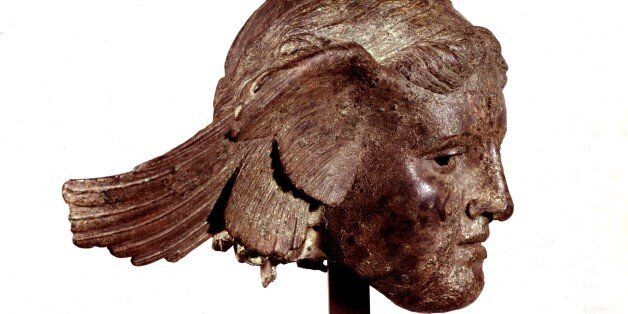 Μπρούντζινη κεφαλή του θεού Ύπνου, στο Βρετανικό Μουσείο