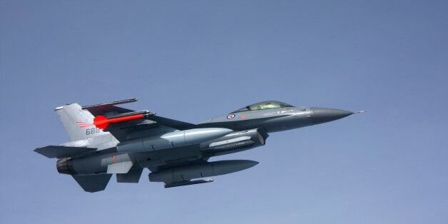 Lockheed Martin F-16 Fighting Falcon of the Norwegian Air Force.