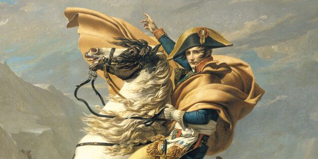 Napoleon Bonaparte crossing the Alps at the St Bernard Pass, 20th May 1800