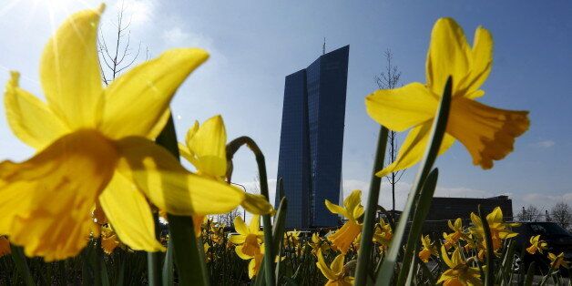 The headquarters of the European Central Bank (ECB) is pictured in Frankfurt, Germany, March 26, 2016. REUTERS/Ralph Orlowski