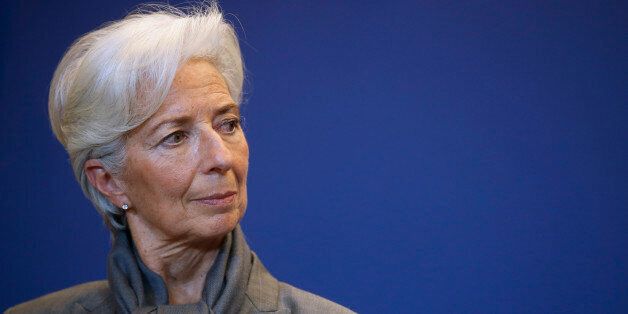 IMF Managing Director Christine Lagarde attends a news conference after a seminar on the international financial architecture in Paris, France, March 31, 2016. REUTERS/Jacky Naegelen