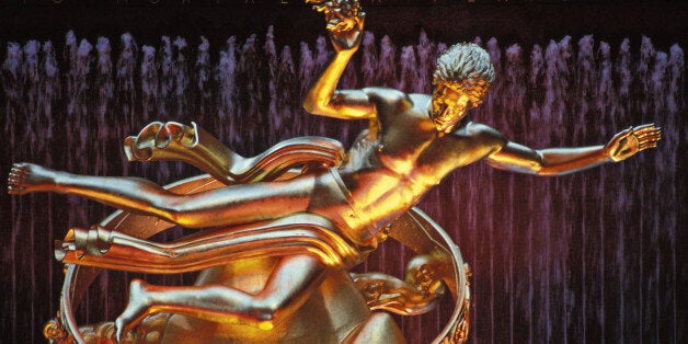 Prometheus Statue at Rockefeller Center in New York City