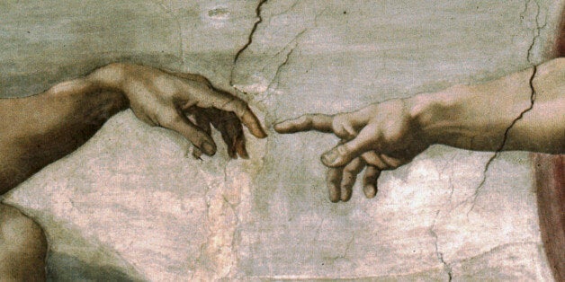 Creation of Adam (Detail) 1512 Michelangelo Buonarroti (1475-1564/Italian) Fresco Sistine Chapel, Vatican