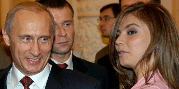 O Πούτιν με την Αλίνα Καμπάεβα (φωτογραφία αρχείου)