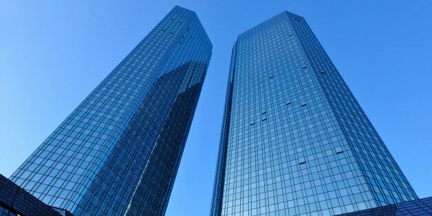 Deutsche Bank Skyscraper, Frankfurt am Main, Hesse, Germany, Europe