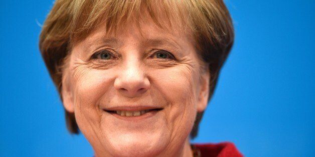 German Chancellor and head of the Christian Democratic Union (CDU) Angela Merkel smiles at a press conference at CDU's headquarters in Berlin, on March 14, 2016 a day after election in three regional states. The CDU was at the receiving end of voter anger, suffering defeats in two out of three states in Sunday's elections -- including in its traditional stronghold Baden-Wuerttemberg. / AFP / ODD ANDERSEN (Photo credit should read ODD ANDERSEN/AFP/Getty Images)