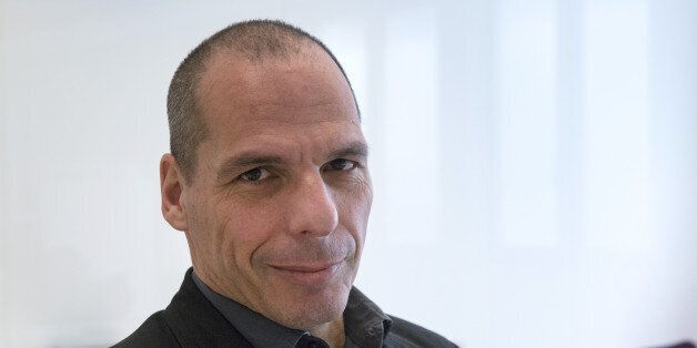 Yanis Varoufakis, former Greek finance minister, poses for a photograph following a Bloomberg Television interview in Athens, Greece, on Wednesday, March 16, 2016. The U.K. 'cant really leave' the European Union and the country wants to remain part of the EU single market even if it votes in favor of 'Brexit' in June, Varoufakis said. Photographer: Yorgos Karahalis/Bloomberg via Getty Images