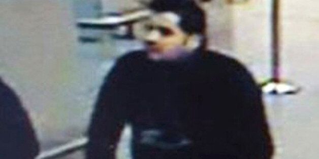 FILE - In this combination of two undated photos, TOP showing Ibrahim El Bakraoui before attacks at Belgium's Zaventem Airport, and BELOW showing Khalid Bakraoui, both brothers who attacked Belgium's capital. Blood ties have long been a feature of criminal networks, and several recent terror attacks have been executed by a close-knit gang of friends and often brothers. The Tsarnaev brothers wreaked carnage in Boston, the Kouachi brothers attacked Charlie Hebdo magazine in Paris, and in Brussels, officials say the El Bakraoui brothers struck the airport and metro this week, killing more than 30 people. (top photo Belgian Federal Police, botton Interpol via AP, FILE)