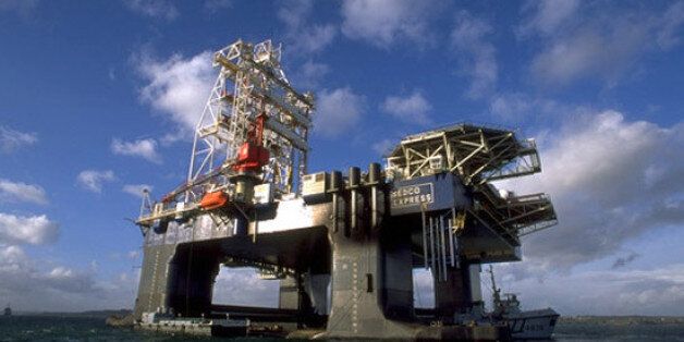 Noble Energy and Transocean's rig in the Tamar gas field that spread between Israel, Cyprus, and LebanonPhoto Credit Transocean Ltd.