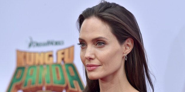 HOLLYWOOD, CA - JANUARY 16: Actress Angelina Jolie arrives at the premiere of 20th Century Fox's 'Kung Fu Panda 3' at TCL Chinese Theatre on January 16, 2016 in Hollywood, California. (Photo by Axelle/Bauer-Griffin/FilmMagic)