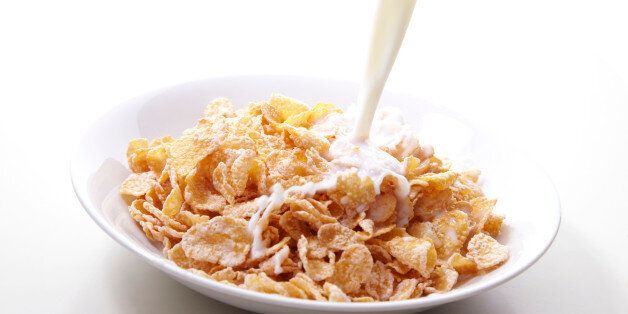 Corn flakes,Cereal food,Milk