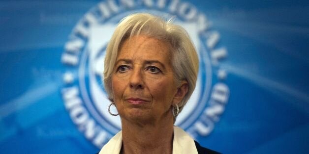 IMF Managing Director Christine Lagarde smiles during a press conference at the International Monetary Fund (IMF) in Washington, DC, on February 19, 2016.Lagarde, who battled financial fires across Europe as managing director of the International Monetary Fund, was officially named to a second five-year term. / AFP / Andrew Caballero-Reynolds (Photo credit should read ANDREW CABALLERO-REYNOLDS/AFP/Getty Images)