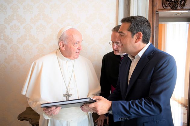 Συνάντηση του Αλέξη Τσίπρα με τον Πάπα