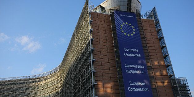 BRUSSELS, BELGIUM - FEBRUARY 19: A general view of the European Union Commission headquarters during the second day of the EU Summit as British Prime Minister David Cameron continues his attempts to negotiate new membership terms for the UK, on February 19, 2016 in Brussels, Belgium. Most of Europe's 28 member state leaders have gathered in Brussels to take part in a crucial summit and vote on British Prime Minister David Cameron's pledge to renegotiate the terms of Britain's membership in the EU, namely proposals to limit benefits for migrant workers. A referendum on whether Great Britain will stay in or leave the European Union is to be held before the end of 2017, though many expect it to take place in June this year. (Photo by Dan Kitwood/Getty Images)