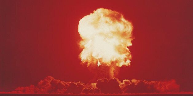 Nuclear Bomb Test, Nevada, June 18 1957