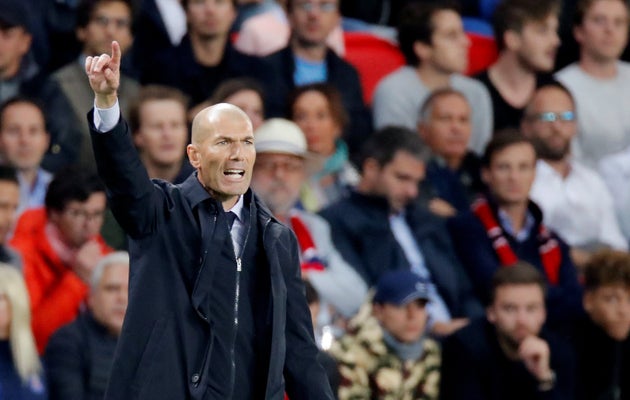 Zinedine Zidane in a file