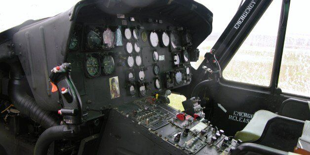 Notice the St Christopher medallion on the contrl panel. Every Army aircraft I inspected had at least one.