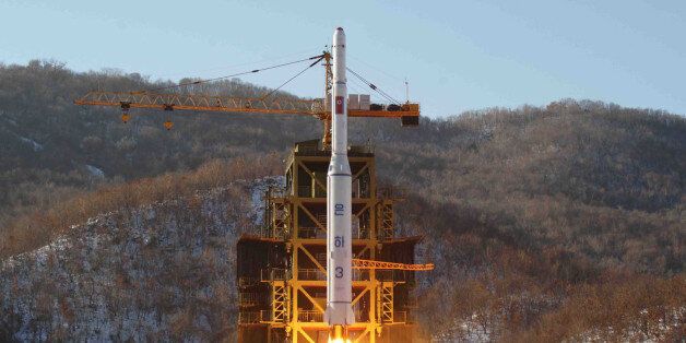 (FILES) This file picture taken by North Korea's official Korean Central News Agency (KCNA) on December 12, 2012 shows North Korean rocket Unha-3, carrying the satellite Kwangmyongsong-3, lifting off from the launching pad in Cholsan county, North Pyongan province in North Korea. North Korea said on January 24, 2013 it planned to carry out a third nuclear test and more rocket launches aimed at its 'arch-enemy' the United States in response to tightened UN sanctions, but offered no timeframe.