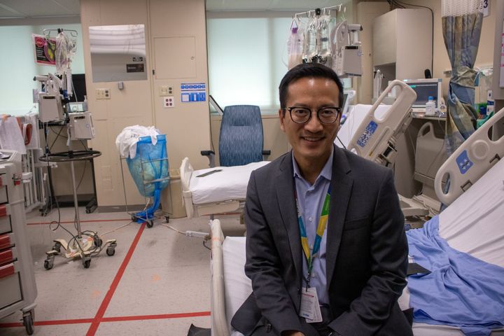 Dr. Lennox Huang is a pediatric intensive care doctor at the hospital.