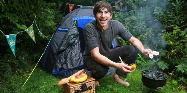 EDITORIAL USE ONLYTelevision presenter, explorer and author Simon Reeve teams up with The Caravan Club to encourage families to spend more time together outside this summer, with the new Big Little Tent Festival.