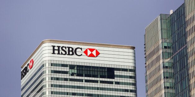 The HSBC Holdings Plc headquarters stands in the Canary Wharf business, financial and shopping district in London, U.K., on Wednesday, Jan. 13, 2016. The pound touched its weakest level since February versus the euro before the Bank of England's first policy decision of the year. Photographer: Chris Ratcliffe/Bloomberg via Getty Images