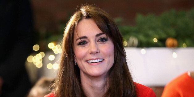Photo by: KGC-375/STAR MAX/IPx 2015 12/15/15 Catherine The Duchess of Cambridge visits the Anna Freud Centre in Islington and attends their annual Christmas party. The Duchess joined groups of families in festive activities designed to help pupils reflect on the positive progress in their social relationships and communication skills. (London, England, UK)