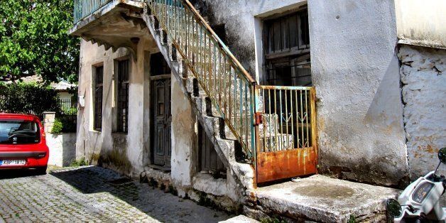 Taken in the small village of Theologos on the Greek island of Thassos.This village is full of of neglected buildings like this, most of them in far worse condition.