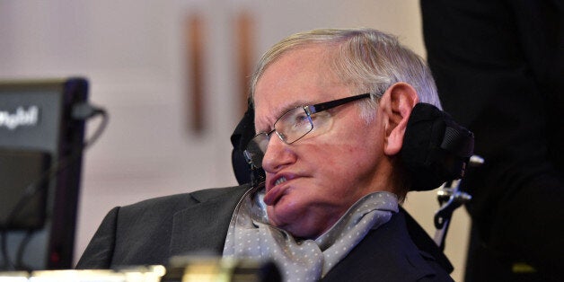 Photo by: KGC-42/STAR MAX/IPx 2015 12/16/15 STARMUS panel announces groundbreaking Stephen Hawking Medals for Science Communication at The Royal Society Carlton House Terrace. (London, England, UK) Here, Professor Stephen Hawking