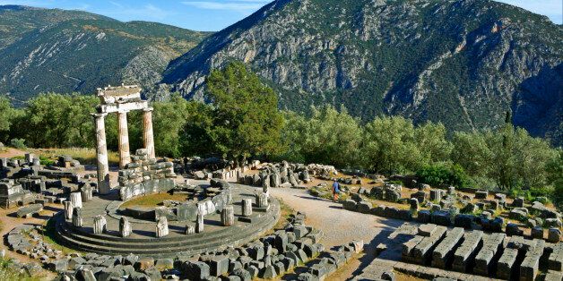 Ancient temple in Delphi