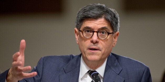 Treasury Secretary Jacob Lew testifies on Capitol Hill in Washington, Wednesday, July 29, 2015, before the Senate Armed Services Committee hearing on the impacts of the Joint Comprehensive Plan of Action (JCPOA) on U.S. Interests and the Military Balance in the Middle East. (AP Photo/Andrew Harnik)