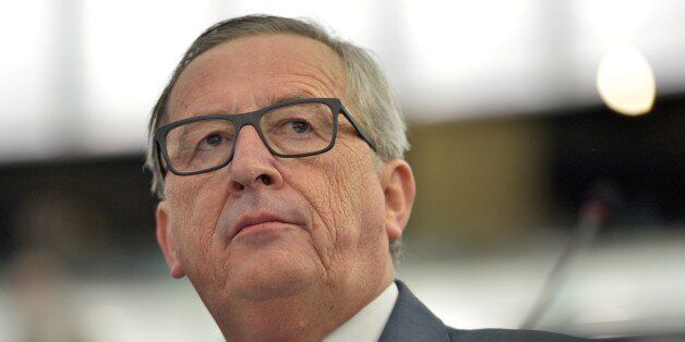 European Commission's President Jean-Claude Juncker looks on during a debate about the fight against terrorism and the implementation of EU responses to migration challenges on December 16, 2015 at the European Parliament in Strasbourg, eastern France. AFP PHOTO / PATRICK HERTZOG / AFP / PATRICK HERTZOG (Photo credit should read PATRICK HERTZOG/AFP/Getty Images)