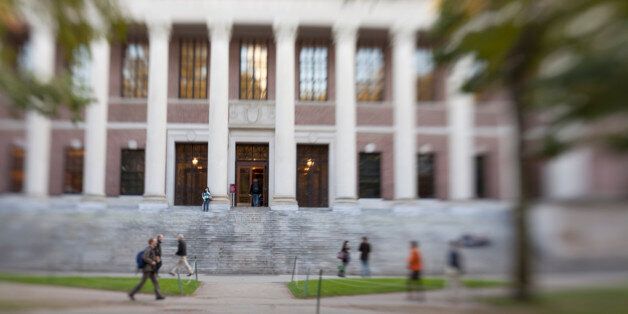 Harvard University, Widener library, Harvard yard, Cambridge, MA soft-focus effect (lensbaby blur)