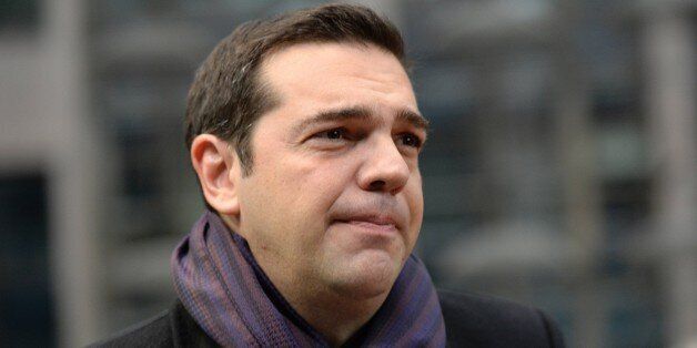 Greece's Prime minister Alexis Tsipras arrives for a summit on relations between the European Union and Turkey and on the migration crisis, on November 29, 2015 in Brussels. AFP PHOTO / THIERRY CHARLIER / AFP / THIERRY CHARLIER (Photo credit should read THIERRY CHARLIER/AFP/Getty Images)