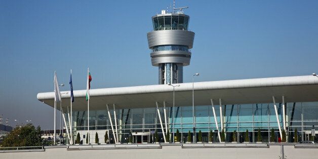 Airport in Sofia. Bulgaria