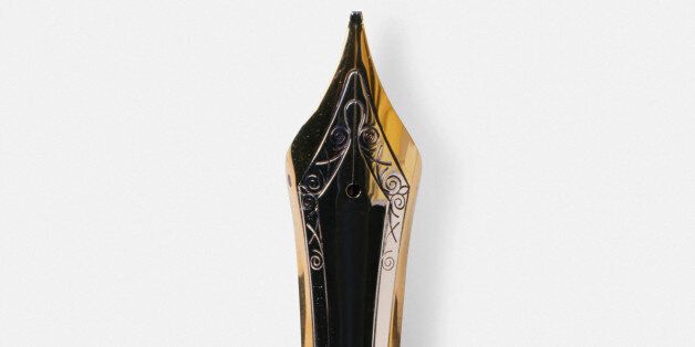 Fountain pen with gold nib