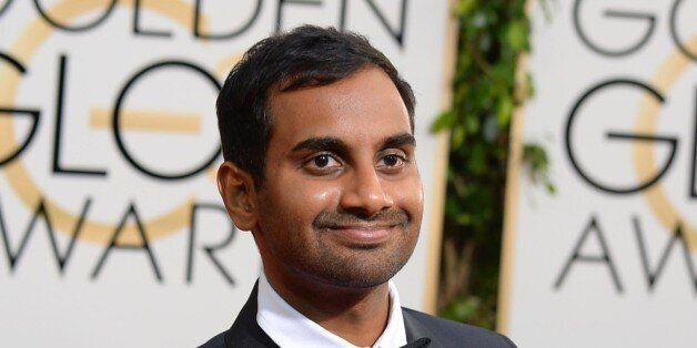 FILE - In this Jan. 12, 2014 file photo, actor-comedian Aziz Ansari arrives at the 71st annual Golden Globe Awards in Beverly Hills, Calif. Ansari is getting his own Netflix series titled